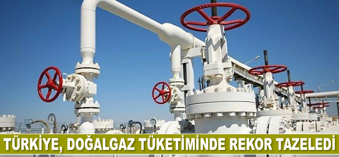Doğalgaz tüketiminde rekor tazelendi