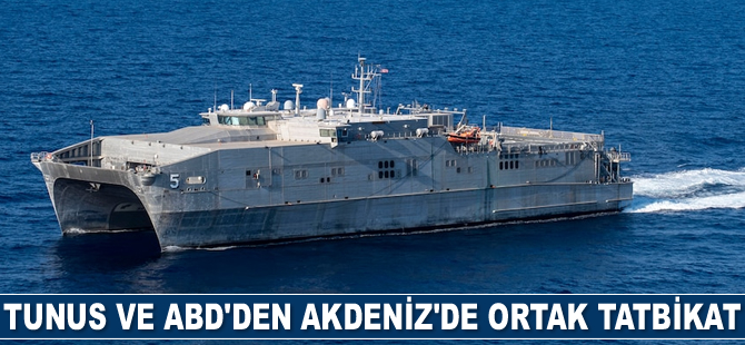 Tunus ve ABD, Akdeniz'de ortak tatbikat gerçekleştirdi