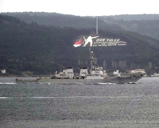 ‘USS Donald Cook’ savaş gemisi, Çanakkale Boğazı'ndan geçti