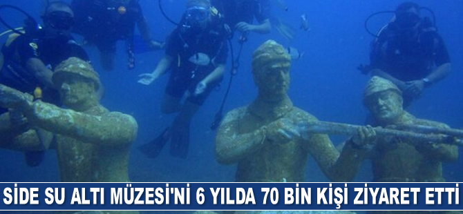 Side Su altı Müzesi'ni 6 yılda 70 bin kişi ziyaret etti