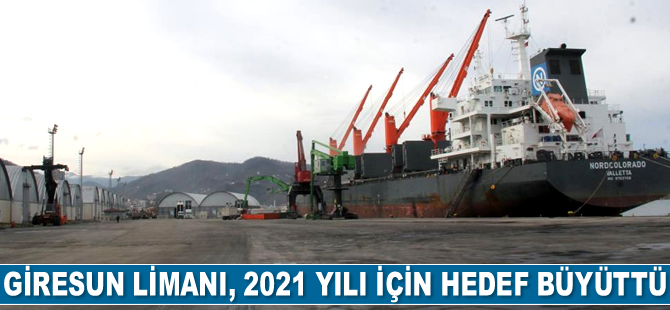 Giresun Limanı'nın ihracat ve istihdam hedefleri artarak büyüyor