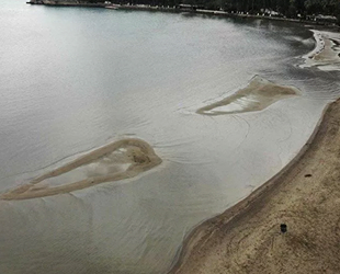 Muğla'da deniz suyu 40 metre çekildi