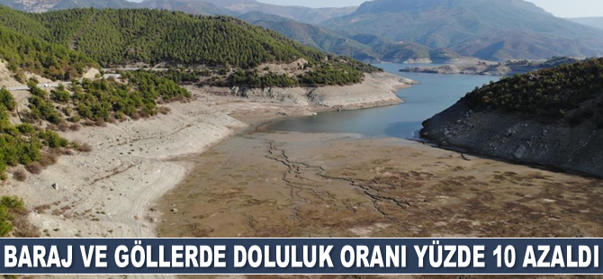 Samsun’da baraj ve göllerde doluluk oranı yüzde 10 azaldı