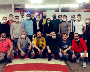 M/V Mozart gemisi için 22 kişilik destek ekibi Gabon'a ulaştı