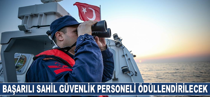 Başarılı Sahil Güvenlik Komutanlığı personeli ödüllendirilecek