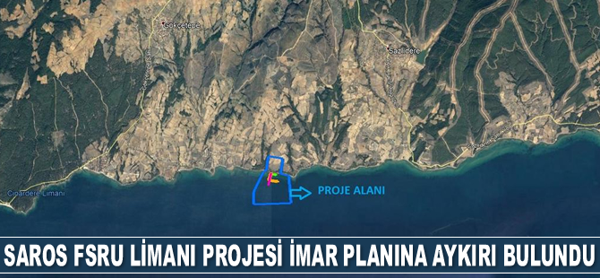 Saros FSRU Limanı Projesi imar planına aykırı bulundu