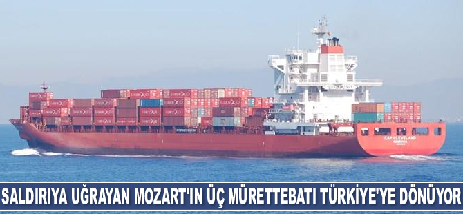 Gine Körfezi’nde saldırıya uğrayan geminin üç mürettebatı Türkiye’ye dönüyor