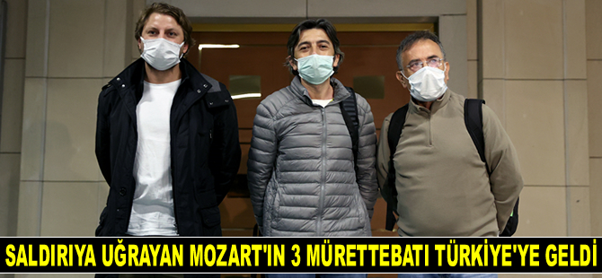 Saldırıya uğrayan M/V Mozart isimli geminin 3 mürettebatı Türkiye’ye geldi