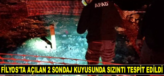 Filyos Limanı'nda açılan 2 sondaj kuyusunda sızıntı tespit edildi