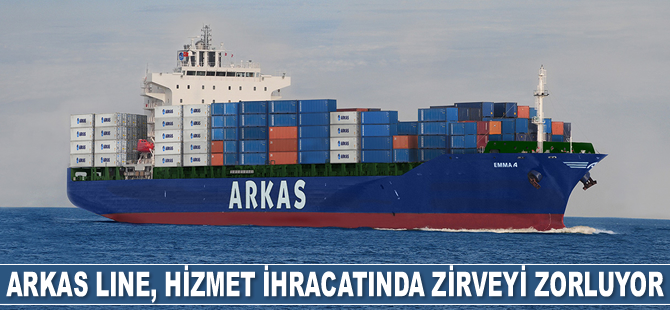 Arkas Line, hizmet ihracatında zirveyi zorluyor
