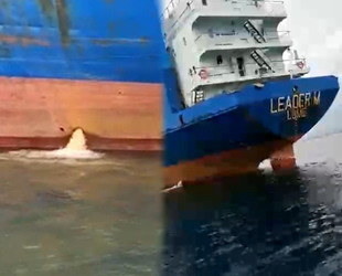 KKTC, Akdeniz'i kirleten gemiye 25 bin lira ceza kesti