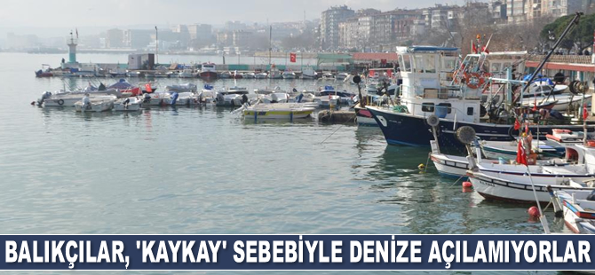 Balıkçılar, ‘kaykay’ sebebiyle denize açılamıyorlar