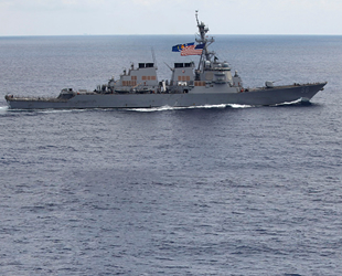 ABD savaş gemisi, Şişa adaları karasularına girdi