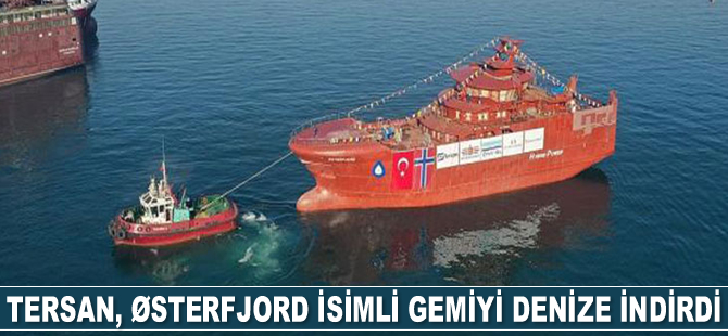 Tersan Tersanesi, Østerfjord isimli gemiyi denize indirdi