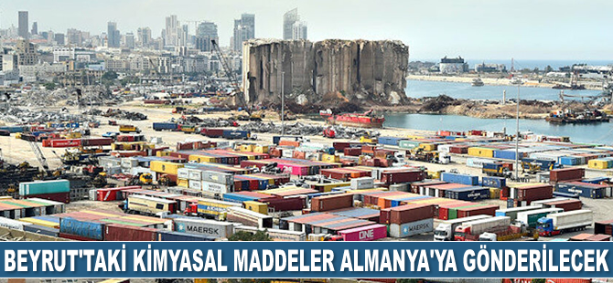 Beyrut Limanı'ndaki kimyasal maddeler Almanya'ya gönderilecek