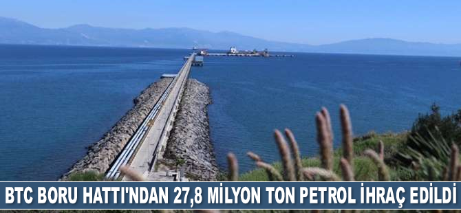 BTC Boru Hattı’ndan 2020’de 27,8 milyon ton petrol ihraç edildi