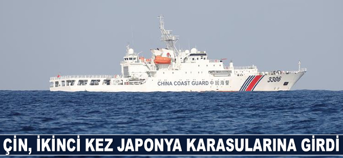 Çin Sahil Güvenlik gemileri, ikinci kez Japonya karasularına girdi