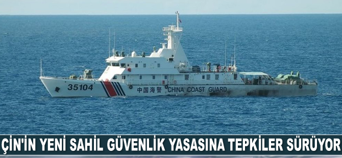 Japonya, Çin'in yeni Sahil Güvenlik yasasına tepki gösterdi