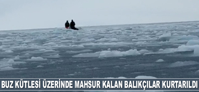 Rusya’da buz kütlesi üzerinde mahsur kalan balıkçılar kurtarıldı