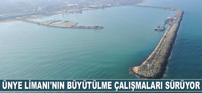 Ünye Limanı’nın büyütülme çalışmaları sürüyor