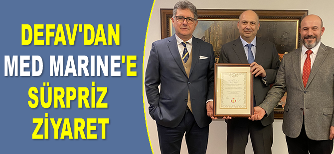 DEFAV, Med Marine’i ziyaret etti