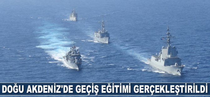 NATO Daimi Deniz Görev Grubu-2, Doğu Akdeniz’de geçiş eğitimi gerçekleştirdi