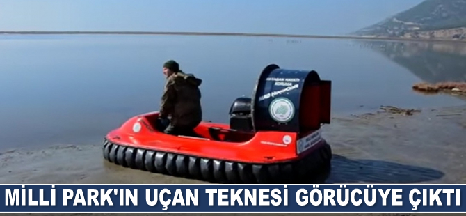 Milli Park’ın uçan teknesi görücüye çıktı