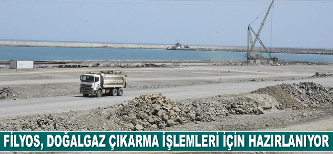 Filyos Limanı, doğalgaz çıkarma işlemleri için hazırlanıyor