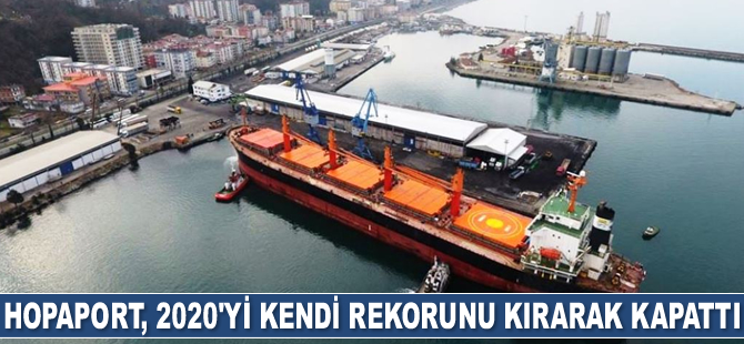 HOPAPORT, 2020 hedefini kendi işlem hacminin rekorunu kırarak kapattı