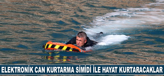 Deniz polisi, elektronik can kurtarma simidi ile hayat kurtaracak
