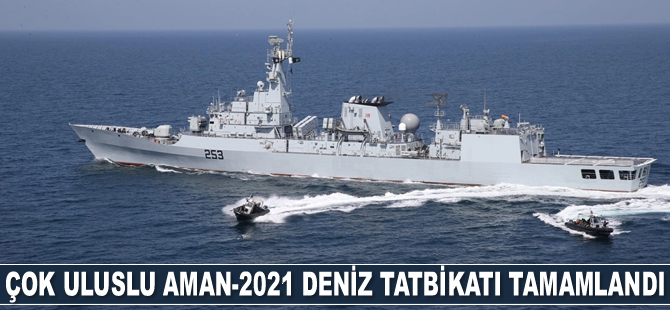 AMAN-2021 Deniz Tatbikatı tamamlandı