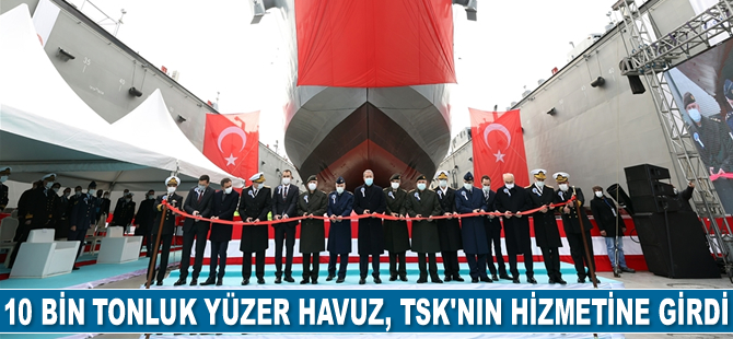 10 bin tonluk yüzer havuz, TSK’nın hizmetine girdi