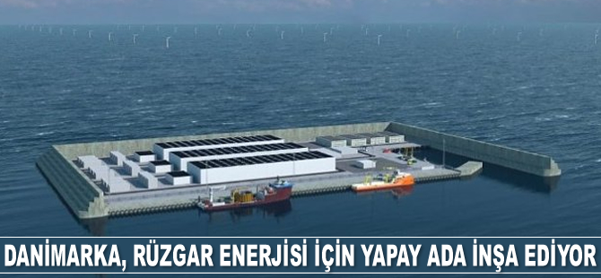 Danimarka, açık deniz rüzgar enerjisi için yapay ada inşa ediyor