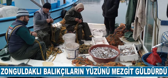 Zonguldaklı balıkçıların yüzünü mezgit güldürdü