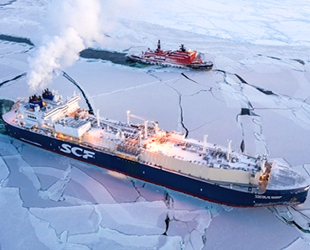 'Christophe de Margerie' isimli Rus gemisi, tarihte ilk kez kışın Kuzey Buz Denizi'ni geçti