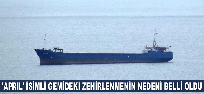 Kerç Boğazı'nda ‘April’ isimli gemideki zehirlenmenin nedeni belli oldu
