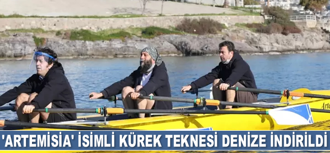 'Artemisia' isimli kürek teknesi denize indirildi