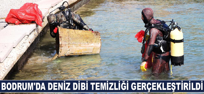 Bodrum’da deniz dibi temizliği gerçekleştirildi