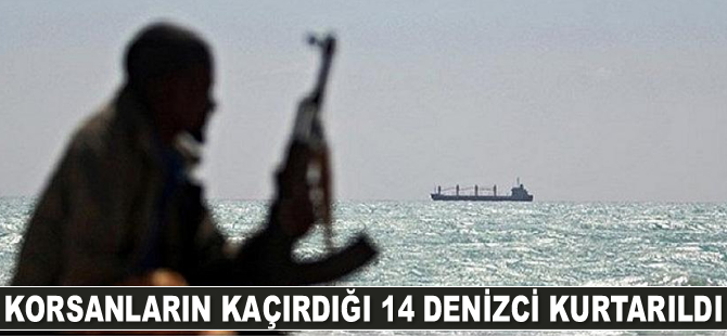 Gine Körfezi'nde deniz haydutlarının kaçırdığı 14 denizci kurtarıldı