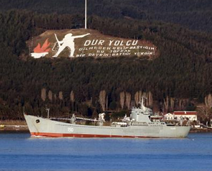 Rus savaş gemisi, Çanakkale Boğazı’ndan geçti