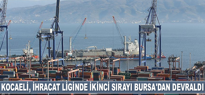 Kocaeli, ihracat liginde ikinci sırayı Bursa'dan devraldı