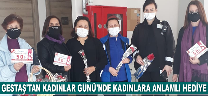GESTAŞ, kadın yolculara hediye çeki dağıttı