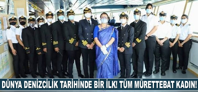 Swarna Krishna isimli tankerin tüm mürettebatı kadınlardan oluşuyor