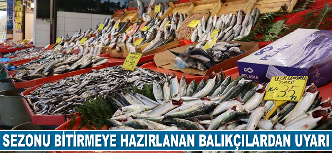 Av sezonunun bitimine yaklaşırken balık tezgahlarına ilgi azaldı