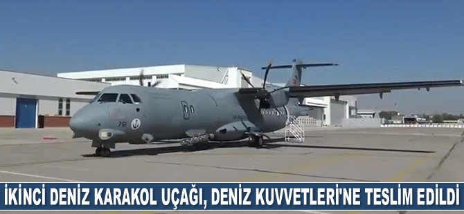 İkinci P-72 Deniz Karakol Uçağı da Deniz Kuvvetleri'ne teslim edildi