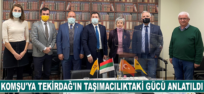 Tekirdağ'ın kombine taşımacılıktaki gücü Bulgaristan'da anlatıldı