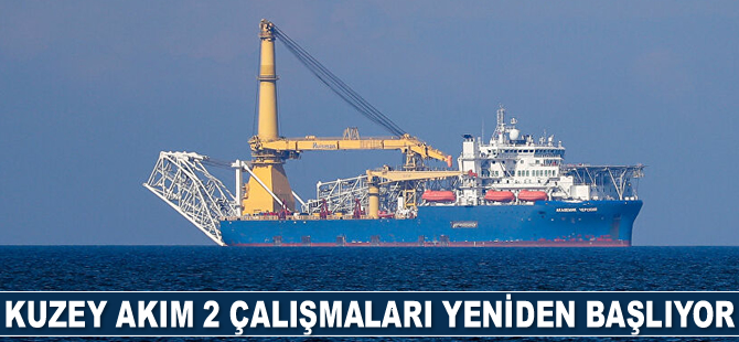 Danimarka’da Kuzey Akım 2 çalışmaları yeniden başlıyor