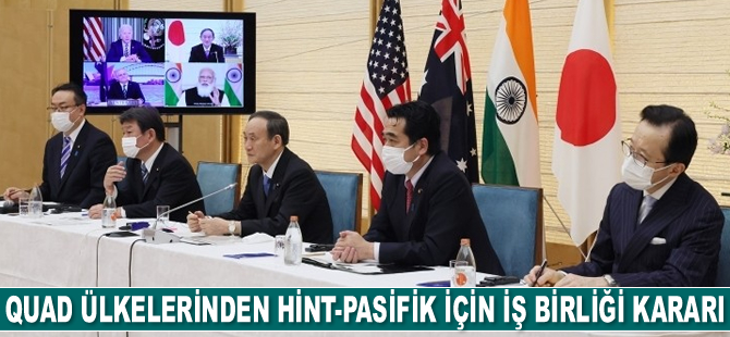 QUAD ülkeleri, özgür Hint-Pasifik hedefi konusunda iş birliği kararı aldı
