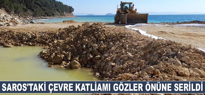 Saros Körfezi’ndeki çevre katliamı gözler önüne serildi