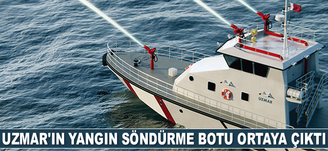 UZMAR’ın yangın söndürme botu ortaya çıktı